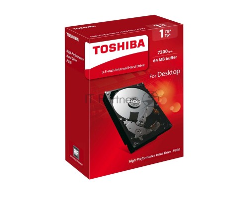 Жесткий диск Toshiba 1Tb 7200rpm HDWD110UZSVA SATA-III P300 64Mb 3.5