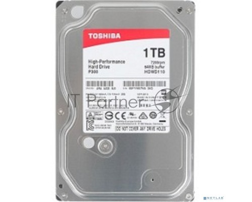 Жесткий диск Toshiba 1Tb 7200rpm HDWD110UZSVA SATA-III P300 64Mb 3.5