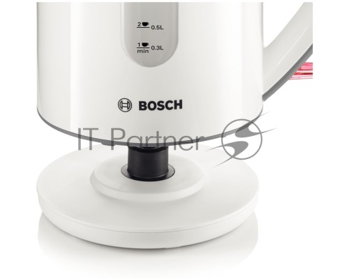 Чайник Bosch TWK7601,об.1,7л, 2200Вт., пластик, белый