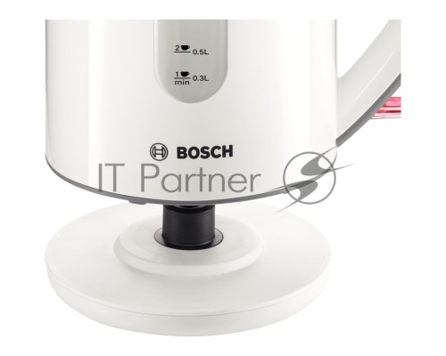 Чайник Bosch TWK7601,об.1,7л, 2200Вт., пластик, белый