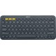 Клавиатура Logitech K380 темно-серый беспроводная Bluetooth RTL, Multi-Device