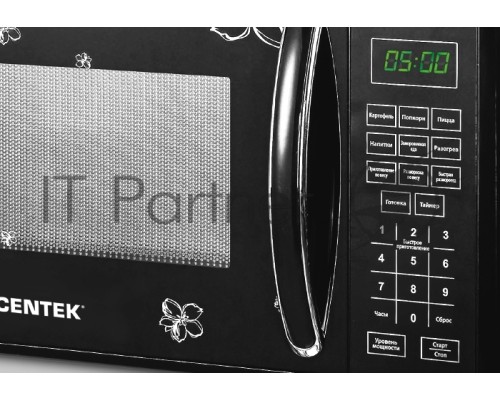 Микроволновая печь Centek CT-1579 черный, 20 л, 700 Вт, сенсор