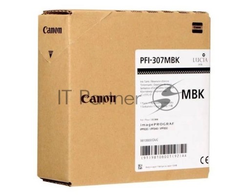 Картридж CANON PFI-307 MBK Matte Black для iPF 830/840/850  330ml