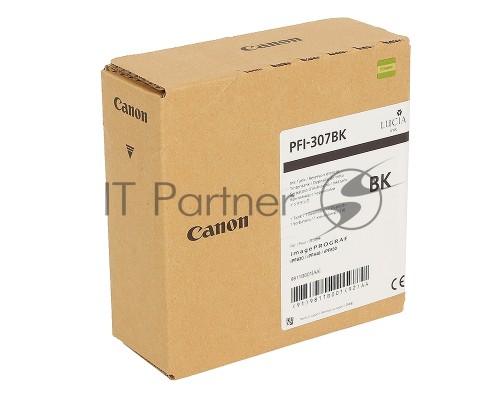 Картридж CANON PFI-307 BK Black (330 мл) для Canon imagePROGRAF iPF830, iPF840, iPF850