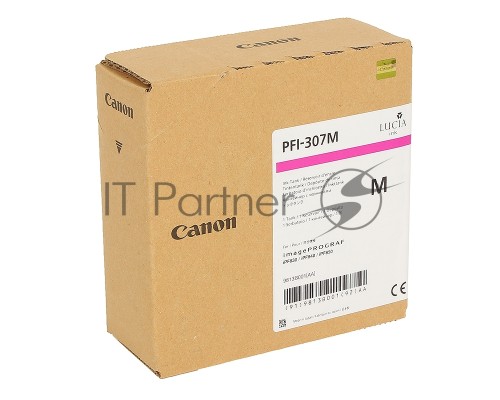 Картридж CANON PFI-307 M Magenta (330 мл) для Canon imagePROGRAF iPF830, iPF840, iPF850