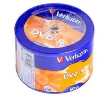 Verbatim  Диски DVD-R  4.7Gb 16-х, 50шт. Shrink (43731)
