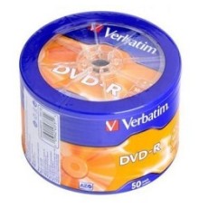 Verbatim  Диски DVD-R  4.7Gb 16-х, 50шт. Shrink (43731)