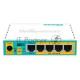 Маршрутизатор MikroTik RB750UPr2 hEX PoE lite 5x Ethernet, раздача PoE, 650 МГц ЦП, 64 МБ 5-портовый 100-Мбитный маршрутизатор с поддержкой PoE на 4-х портах