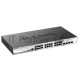 Управляемый коммутатор 2 уровня D-Link DGS-1210-28X/ME с 24 портами 10/100/1000Base-T и 4 портами 10GBase-X SFP+