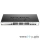 Управляемый коммутатор 2 уровня D-Link DGS-1210-28X/ME с 24 портами 10/100/1000Base-T и 4 портами 10GBase-X SFP+