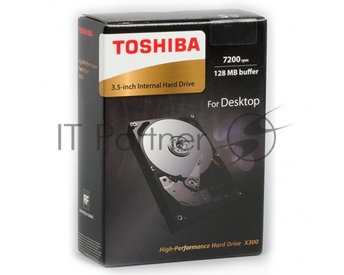 Жесткий диск Toshiba SATA-III 4Tb HDWE140EZSTA X300 (7200rpm) 128Mb 3.5