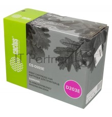 Картридж лазерный Cactus CS-D203E черный (10000 стр.) для Samsung SL-M3820D/M3820ND/M4020ND/M4020NX