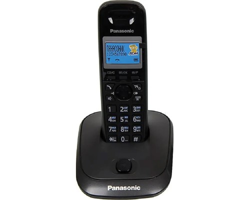 [Телефон] Panasonic KX-TG2511RUT (титан) {АОН, Caller ID,спикерфон на трубке,переход в Эко режим одним нажатием}