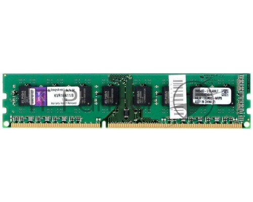 Оперативная память Kingston DIMM DDR3 8Gb 1600MHz KVR16N11/8 RTL PC3-12800 CL11 240-pin 1.5В