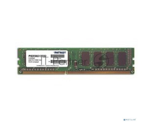 Оперативная память Patriot 8Gb DDR3 8Gb 1333MHz DIMM PSD38G13332 RTL PC3-10600 CL9 240-pin 1.5В Оперативная память Patriot 8Gb DDR3 8Gb 1333MHz DIMM PSD38G13332 RTL PC3-10600 CL9 240-pin 1.5В