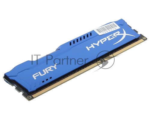 Модуль памяти Kingston DIMM DDR3 4GB (PC3-15000) 1866MHz HX318C10F/4 HyperX Fury Series CL10