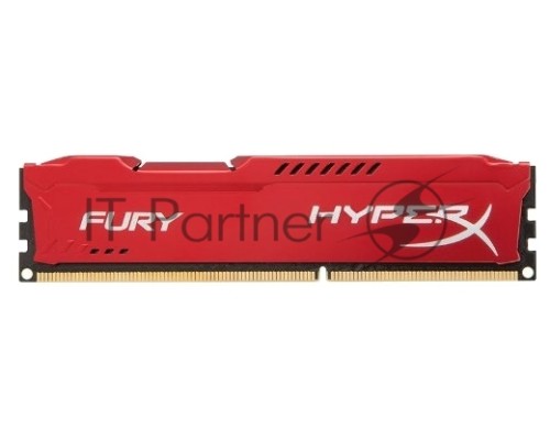 Модуль памяти Kingston DIMM DDR3 4GB (PC3-15000) 1866MHz HX318C10FR/4 HyperX Fury Red Series CL10