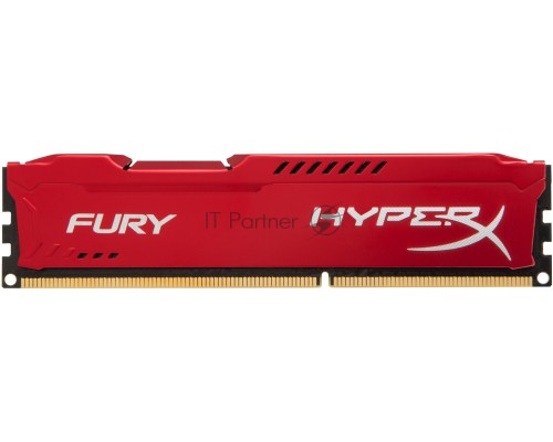Модуль памяти Kingston DIMM DDR3 4GB (PC3-15000) 1866MHz HX318C10FR/4 HyperX Fury Red Series CL10