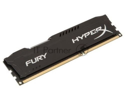 Модуль памяти Kingston DDR3 DIMM 8GB (PC3-12800) 1600MHz HX316C10FB/8  HyperX Fury Series CL10 Black