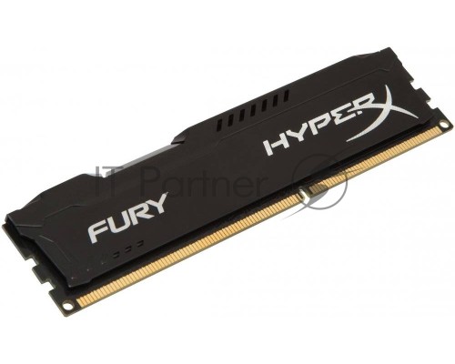 Модуль памяти Kingston DDR3 DIMM 8GB (PC3-12800) 1600MHz HX316C10FB/8  HyperX Fury Series CL10 Black