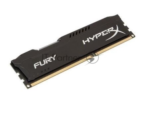 Модуль памяти Kingston DDR3 DIMM 8GB (PC3-12800) 1600MHz HX316C10FB/8  HyperX Fury Series CL10 Black
