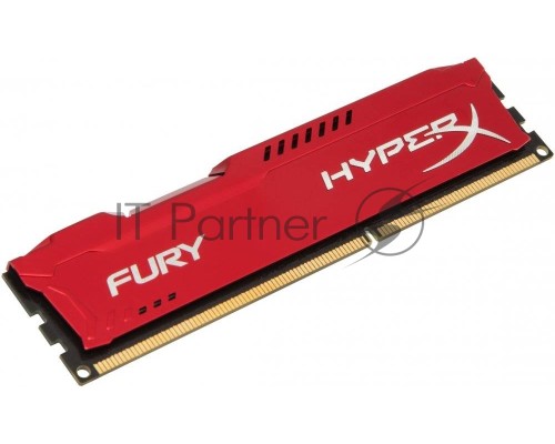 Модуль памяти Kingston DIMM DDR3 4GB (PC3-12800) 1600MHz HX316C10FR/4 HyperX Fury Red Series CL10