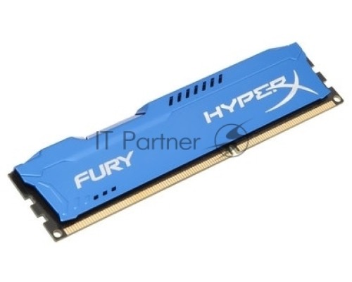 Модуль памяти Kingston DIMM DDR3 8GB (PC3-12800) 1600MHz HX316C10F/8  HyperX Fury Series CL10