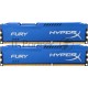 Модуль памяти Kingston DDR3 DIMM 8GB (PC3-15000) 1866MHz Kit (2 x 4GB)  HX318C10FK2/8 HyperX Fury Series CL10