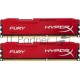 Модуль памяти Kingston DIMM DDR3 8GB (PC3-12800) 1600MHz Kit (2 x 4GB)  HX316C10FRK2/8 HyperX Fury Series CL10 Red