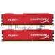 Модуль памяти Kingston DIMM DDR3 8GB (PC3-12800) 1600MHz Kit (2 x 4GB)  HX316C10FRK2/8 HyperX Fury Series CL10 Red