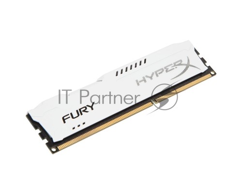 Модуль памяти Kingston DIMM DDR3 4GB (PC3-12800) 1600MHz HX316C10FW/4 HyperX Fury White Series CL10