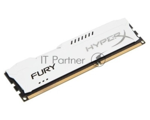 Модуль памяти Kingston DIMM DDR3 4GB (PC3-12800) 1600MHz HX316C10FW/4 HyperX Fury White Series CL10