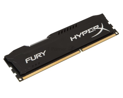 Модуль памяти Kingston DIMM DDR3 4GB (PC3-12800) 1600MHz HX316C10FB/4 HyperX Fury Black Series CL10