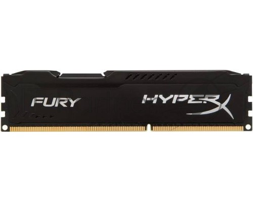Модуль памяти Kingston DIMM DDR3 4GB (PC3-12800) 1600MHz HX316C10FB/4 HyperX Fury Black Series CL10