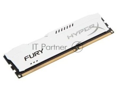 Модуль памяти Kingston DIMM DDR3 4GB (PC3-15000) 1866MHz HX318C10FW/4 HyperX Fury White Series CL10