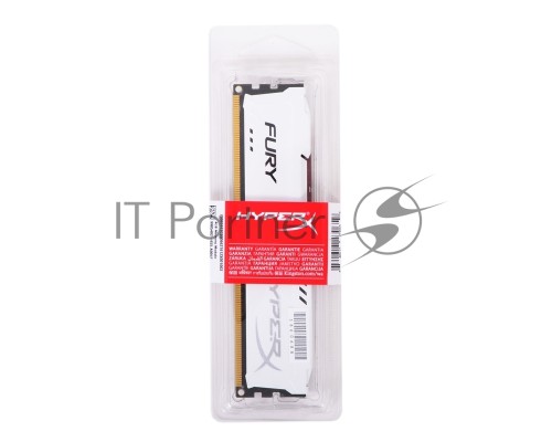Модуль памяти Kingston DIMM DDR3 4GB (PC3-15000) 1866MHz HX318C10FW/4 HyperX Fury White Series CL10