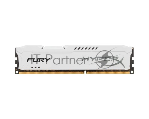 Модуль памяти Kingston DIMM DDR3 4GB (PC3-15000) 1866MHz HX318C10FW/4 HyperX Fury White Series CL10