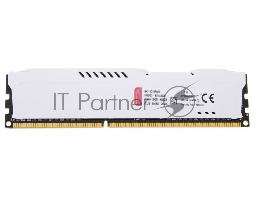 Модуль памяти Kingston DIMM DDR3 4GB (PC3-15000) 1866MHz HX318C10FW/4 HyperX Fury White Series CL10