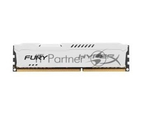 Модуль памяти Kingston DIMM DDR3 8GB (PC3-12800) 1600MHz HX316C10FW/8  HyperX Fury White Series CL10