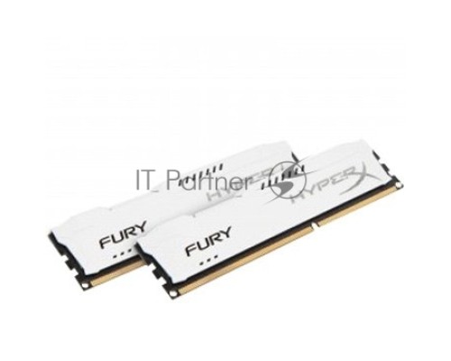 Модуль памяти Kingston DIMM DDR3 8GB (PC3-12800) 1600MHz HX316C10FW/8  HyperX Fury White Series CL10