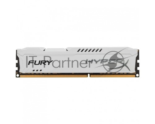 Модуль памяти Kingston DIMM DDR3 8GB (PC3-12800) 1600MHz HX316C10FW/8  HyperX Fury White Series CL10
