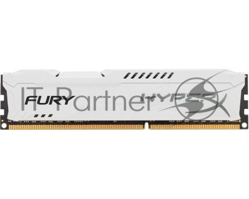 Модуль памяти Kingston DIMM DDR3 8GB (PC3-12800) 1600MHz HX316C10FW/8  HyperX Fury White Series CL10