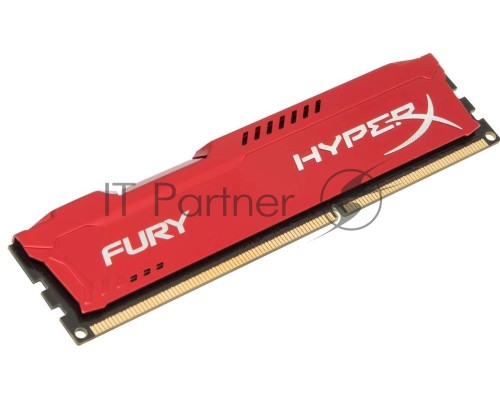 Модуль памяти Kingston DIMM DDR3 8GB (PC3-10600) 1333MHz HX313C9FR/8 FURY Red Series CL9