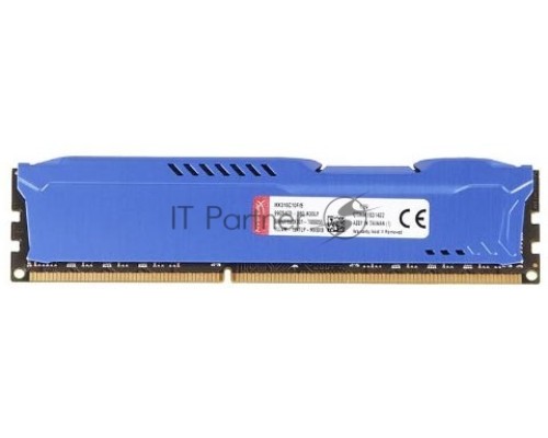 Модуль памяти Kingston DIMM DDR3 8GB (PC3-10600) 1333MHz HX313C9F/8 FURY Blu Series CL9