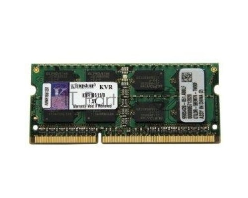 Модуль памяти Kingston SO-DIMM DDR3 8Gb 1600MHz  KVR16S11/8 RTL PC3-12800 CL11  204-pin 1.5В