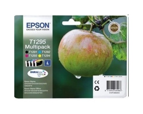 [Расходные материалы] EPSON C13T12954010/4011/4012 картридж для SX420W/BX305F (желтый,голубой,пурпурный,черный) (cons ink)