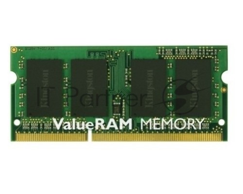 Модуль памяти Kingston SO-DIMM DDR3 4Gb 1600MHz  KVR16S11S8/4 RTL PC3-12800 CL11  204-pin 1.5В