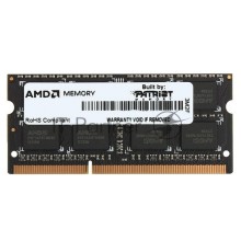 Память AMD 2Gb DDR3 1333MHz SO-DIMM R332G1339S1S-UO/2S-UO OEM PC3-10600 CL9  204-pin 1.5В