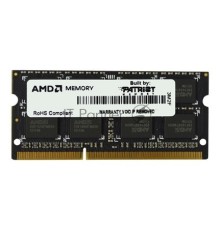 Оперативная память AMD SO-DIMM DDR3 4Gb 1333MHz R334G1339S1S-UO OEM PC3-10600 CL9  204-pin 1.5В