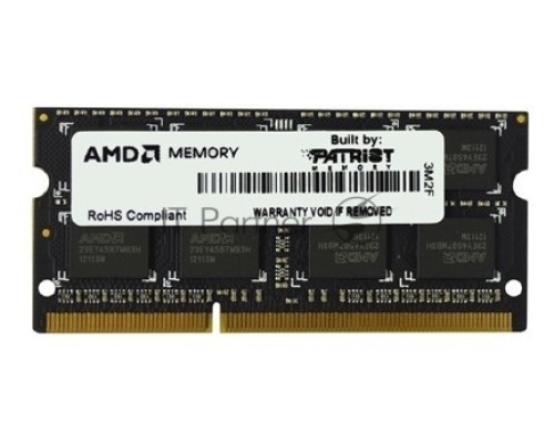 Оперативная память AMD 8Gb DDR3 1600MHz SO-DIMM R538G1601S2S-UO OEM PC3-12800 CL11  204-pin 1.5В